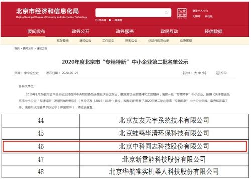 北京科技型中小企業信息技術咨詢服務百強領航，賦能數字經濟新未來